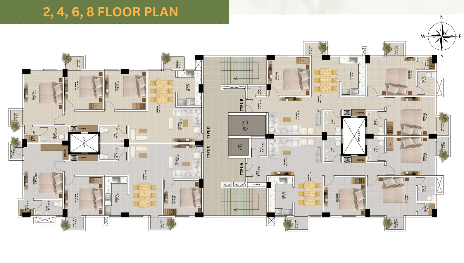 achyut skyway floor plan