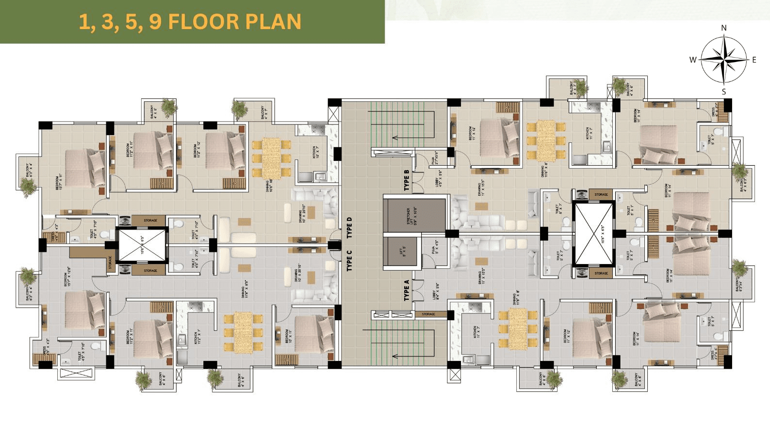 achyut skyway floor plan